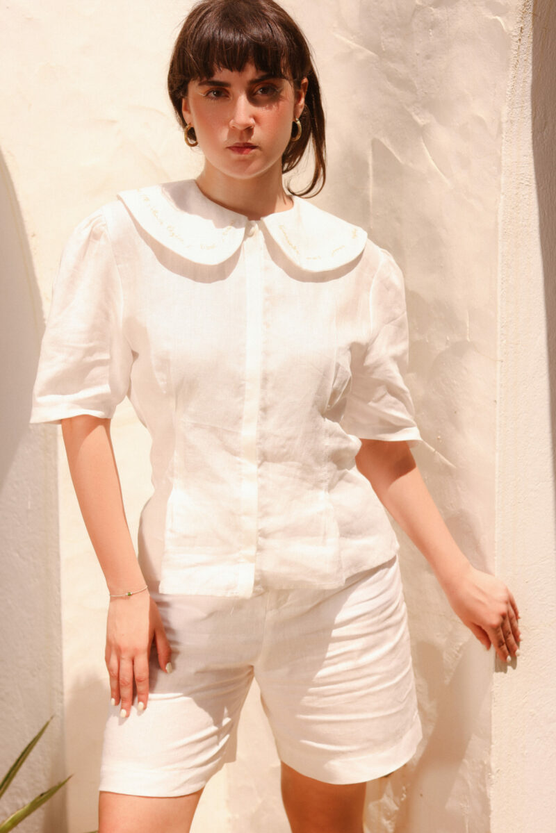 Jardin d’Écolière Embroidered Shirt