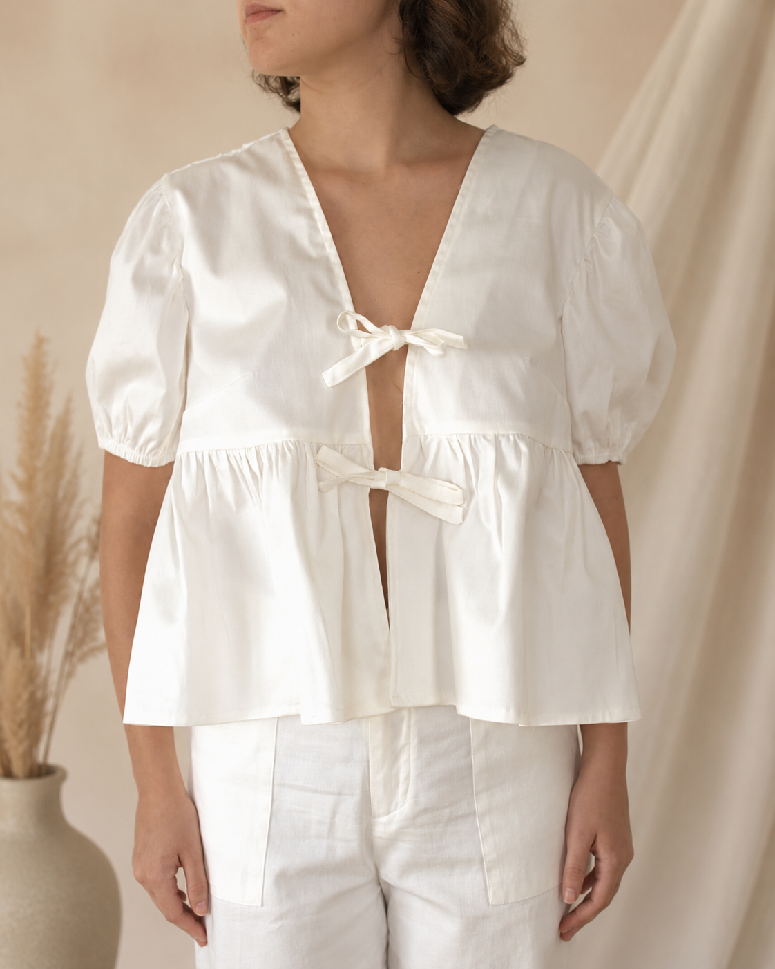 Chams Cotton Blouse - Image 2