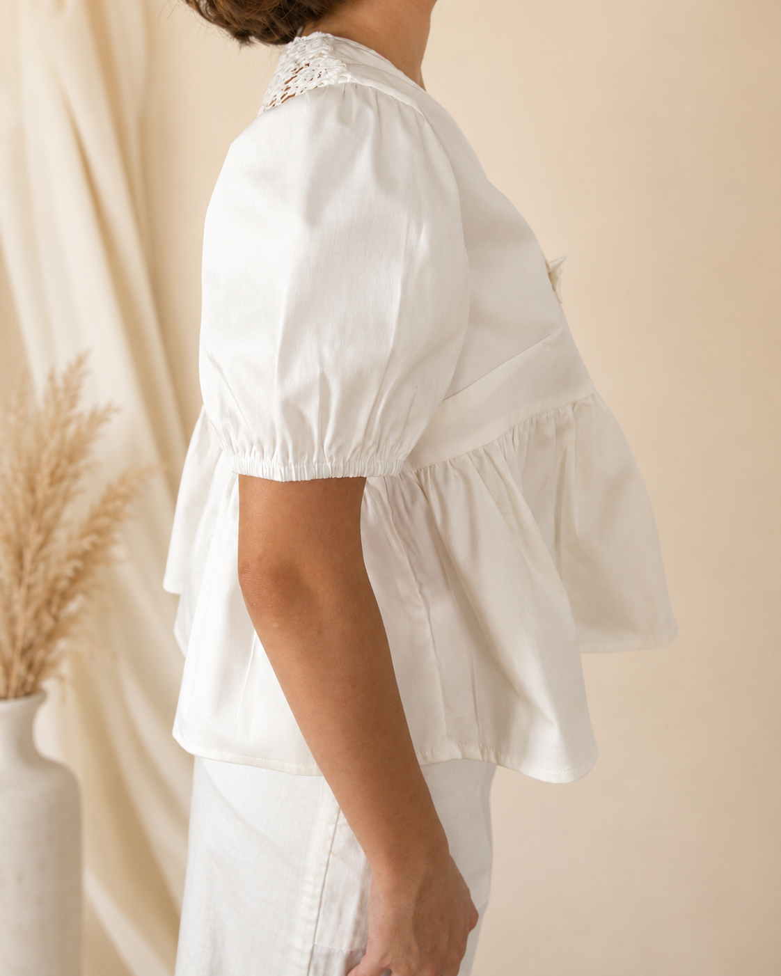 Chams Cotton Blouse - Image 3