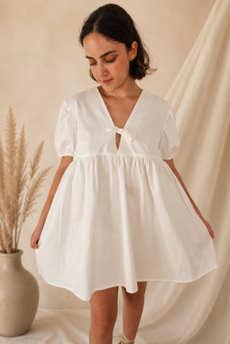 Chams Cotton Mini Dress