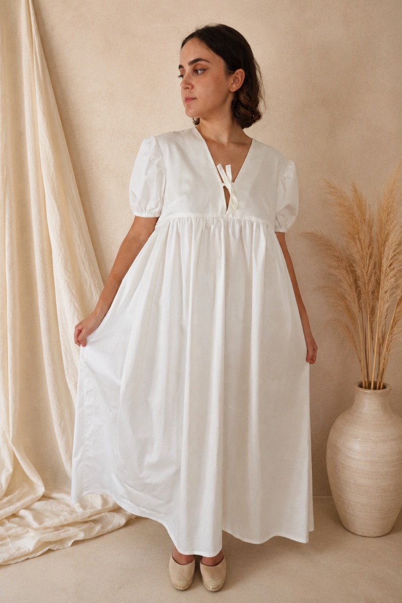 Chams Cotton Maxi Dress