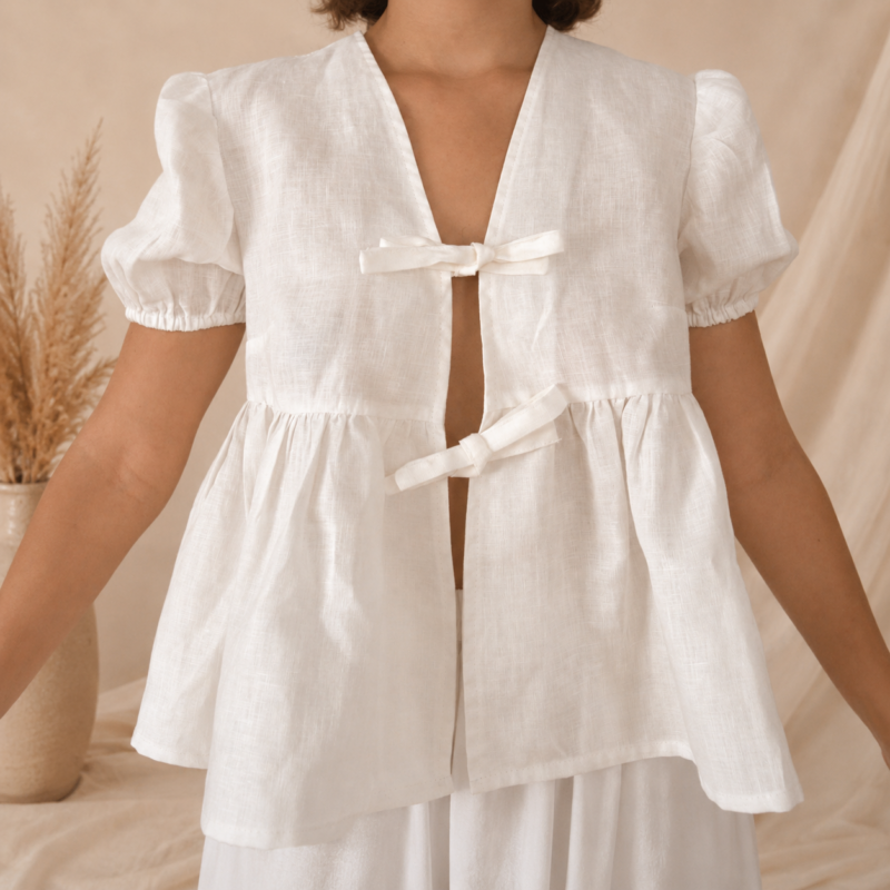 Warda Linen Blouse